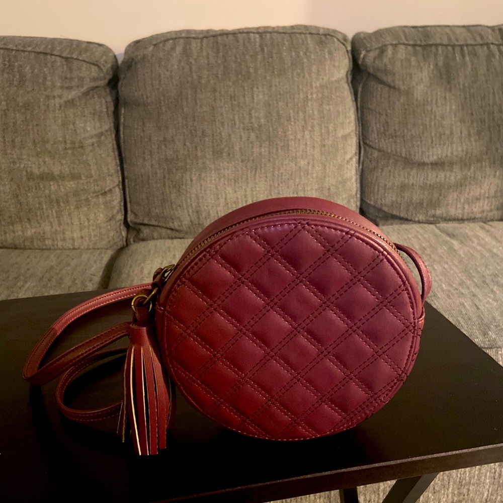Art Class Crossbody Bag Burgundy